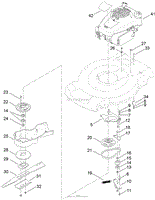 ENGINE AND BLADE ASSEMBLY