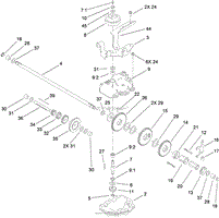 GEAR CASE ASSEMBLY NO. 110-2100