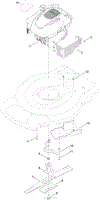 ENGINE AND BLADE ASSEMBLY