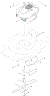 ENGINE AND BLADE ASSEMBLY