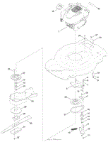 ENGINE AND BLADE ASSEMBLY