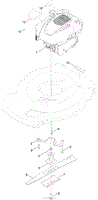 ENGINE AND BLADE ASSEMBLY