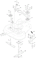 BELT, SPINDLE AND BLADE ASSEMBLY