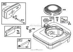 ENGINE BRIGGS &amp; STRATTON MODEL 124702-3115-01(2)