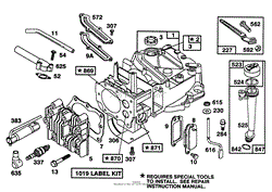 ENGINE BRIGGS &amp; STRATTON MODEL 124702-3115-01(8)