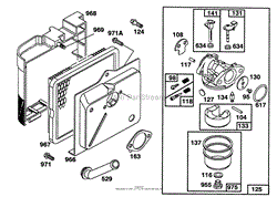 ENGINE BRIGGS &amp; STRATTON MODEL 122702-3171-01(6)