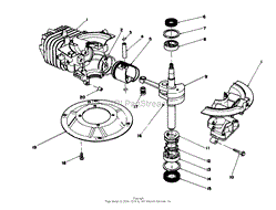 CRANK SHAFT ASSEMBLY (ENGINE MODEL NO. 47PM1-1)(SERIAL NO. 2005001 &amp; UP)