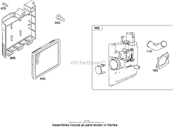 AIR CLEANER ASSEMBLY BRIGGS AND STRATTON 124T02-0203-B1