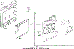 AIR CLEANER ASSEMBLY BRIGGS AND STRATTON 124T02-0206-B1