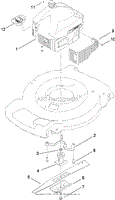 ENGINE AND BLADE ASSEMBLY