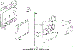 AIR CLEANER ASSEMBLY BRIGGS AND STRATTON 124T02-0206-B1