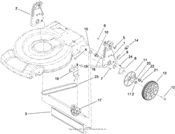 REAR AXLE AND TRANSMISSION ASSEMBLY