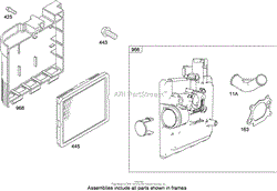 AIR CLEANER ASSEMBLY BRIGGS AND STRATTON 124L02-0126-F1