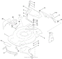 HOUSING AND REAR DOOR ASSEMBLY