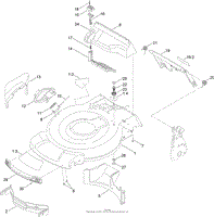 DECK, SIDE CHUTE AND REAR DOOR ASSEMBLY