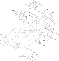 REAR DOOR AND MULCH PLUG ASSEMBLY