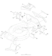 REAR DOOR AND MULCH PLUG ASSEMBLY