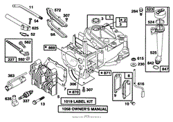 ENGINE BRIGGS &amp; STRATTON MODEL 128802-0615-01(5)