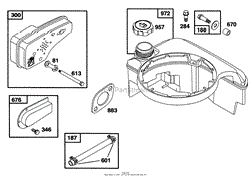 ENGINE BRIGGS &amp; STRATTON MODEL 128802-0615-01(9)