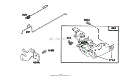 ENGINE BRIGGS &amp; STRATTON MODEL 128807-0658-01(6)