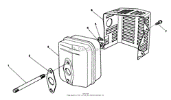 MUFFLER ASSEMBLY (MODEL NO.VMG6)