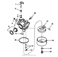 CARBURETOR NO. 632098