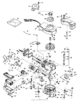 ENGINE TECUMSEH MODEL NO. TVS100-44001 (USED ON UNITS WITH SERIAL NO. 7000001-7004102)