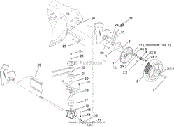 REAR AXLE AND TRANSMISSION ASSEMBLY