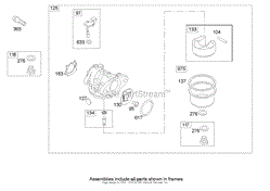 CARBURETOR ASSEMBLY BRIGGS AND STRATTON 122K05-0171-E1