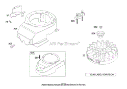 BLOWER HOUSING ASSEMBLY BRIGGS AND STRATTON 122K02-0172-E1