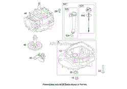 CRANKCASE ASSEMBLY BRIGGS AND STRATTON 122K02-0172-E1