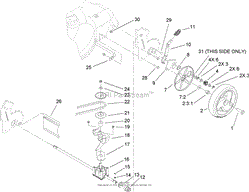 REAR AXLE AND TRANSMISSION ASSEMBLY