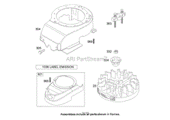 BLOWER HOUSING ASSEMBLY BRIGGS AND STRATTON 122K05-0171-E1