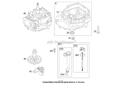 CRANKCASE ASSEMBLY BRIGGS AND STRATTON 122K05-0171-E1