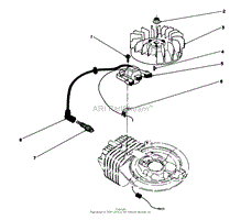 IGNITION ASSEMBLY (ENGINE MODEL NO. 47PJ8) (ENGINE MODEL NO. 47PH7)