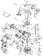 ENGINE TECUMSEH MODEL NO. TVS100-44011B