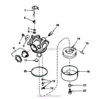 CARBURETOR NO. 632098