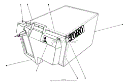 GRASS BAG ASSEMBLY NO. 11-0189