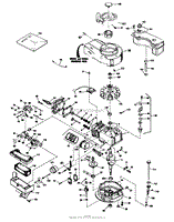 ENGINE TECUMSEH MODEL NO. TVS100-44013B