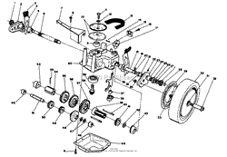 GEAR CASE ASSEMBLY (USED ON UNITS WITH SERIAL NO. 8000001 THRU 8049999)