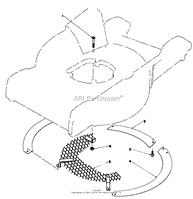 LEAF SHREDDER KIT NO. 59100 (OPTIONAL)