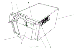 GRASS BAG ASSEMBLY NO. 11-0189