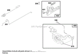 ENGINE BRIGGS &amp; STRATTON MODEL 12U802-0639-01((((13)