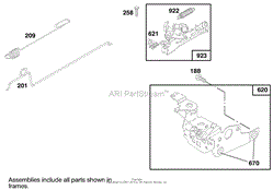 ENGINE BRIGGS &amp; STRATTON MODEL 12U802-0639-01(2)