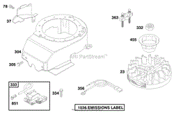 ENGINE BRIGGS &amp; STRATTON MODEL 12U802-1740-E1((((13)