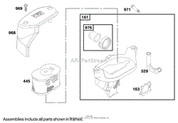 ENGINE BRIGGS &amp; STRATTON MODEL 12U802-1740-E1(8)