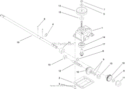 GEAR CASE ASSEMBLY NO. 108-8140