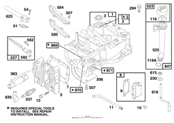 ENGINE BRIGGS &amp; STRATTON MODEL 12F802-1767-E1(7)