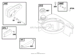 ENGINE BRIGGS &amp; STRATTON MODEL 12F802-1767-E1(9)