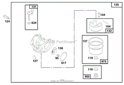 ENGINE BRIGGS &amp; STRATTON MODEL 12F802-0667-01(3)